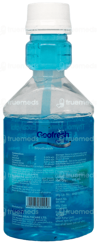 Geofresh Mouthwash 150Ml